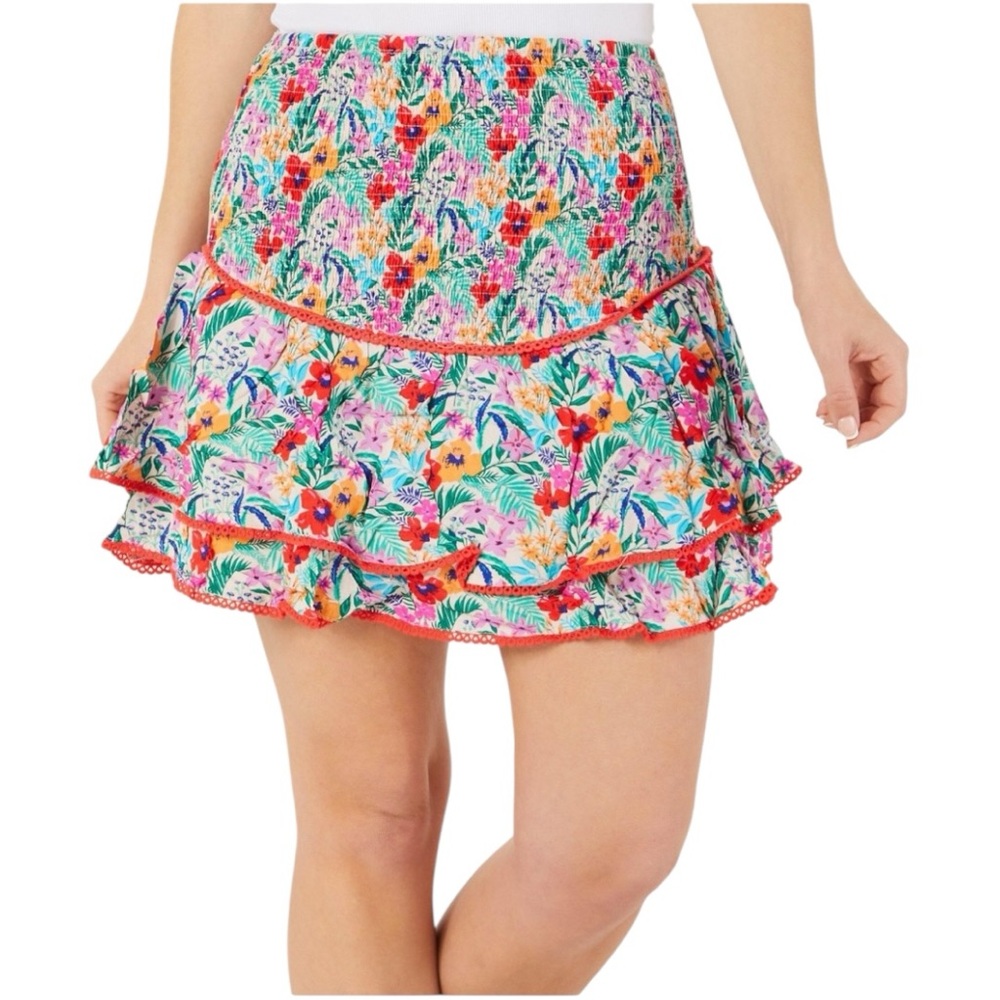 Lost + Wander Women’s All Summer Long Floral Mini Skirt‎   Sz 2X